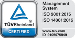 Zertifizierungen ISO TUV Rheinland