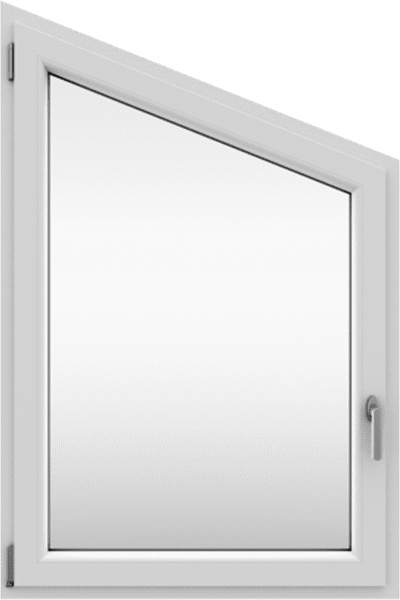 Untypische Formen für wärmeisolierende Fenster aus PVC